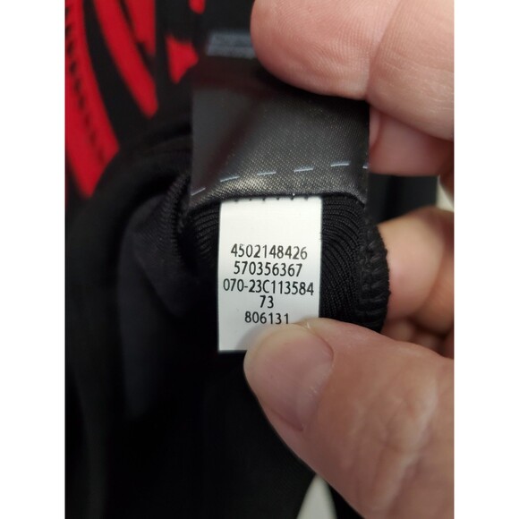 Chico's Travelers Black Red Paisley Boat Neck Long Sleeve Tunic Size 3 (XL) - Picture 6 of 6